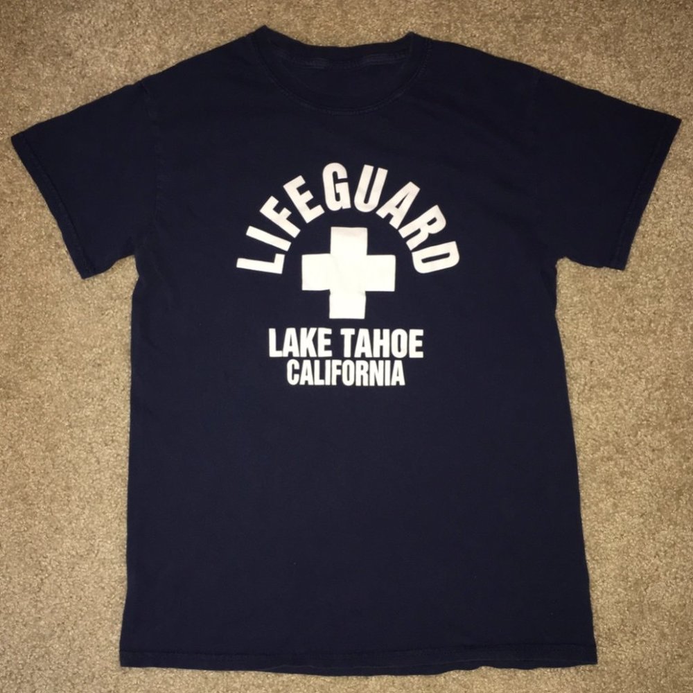 lifeguard lake tahoe california t-shirt